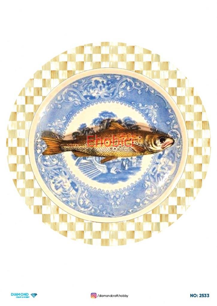 Diamond Pirinç Dekopaj Kağıdı - 2533