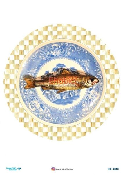 Diamond Pirinç Dekopaj Kağıdı - 2533