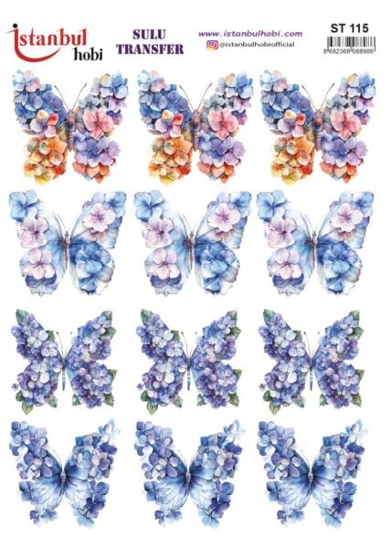 Sulu Transfer Kağıdı 25x35cm ST-115