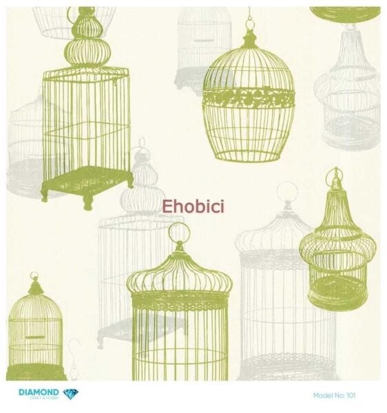 Diamond Pirinç Dekopaj Kağıdı - 101 - 30x30