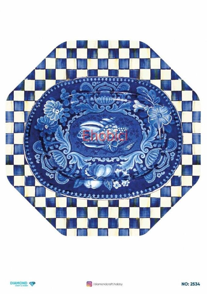 Diamond Pirinç Dekopaj Kağıdı - 2534