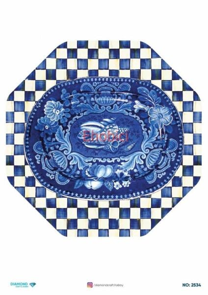 Diamond Pirinç Dekopaj Kağıdı - 2534