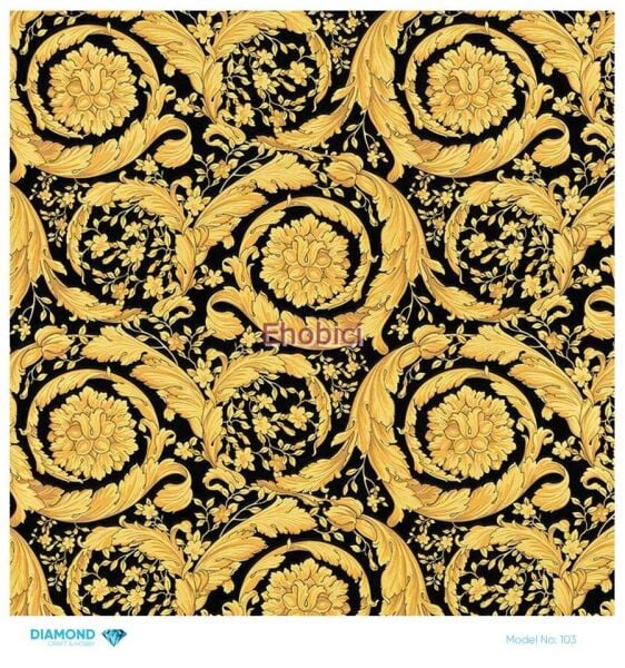 Diamond Pirinç Dekopaj Kağıdı - 103 - 30x30