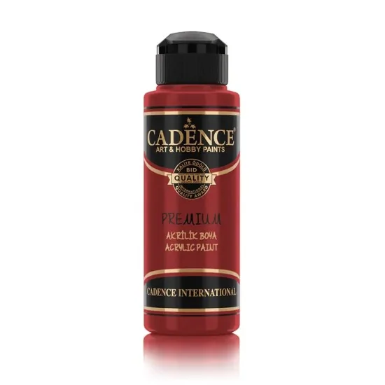 Cadence Akrilik Boya 7550 Çilek Kırmızı Ahşap Boyası 120ML
