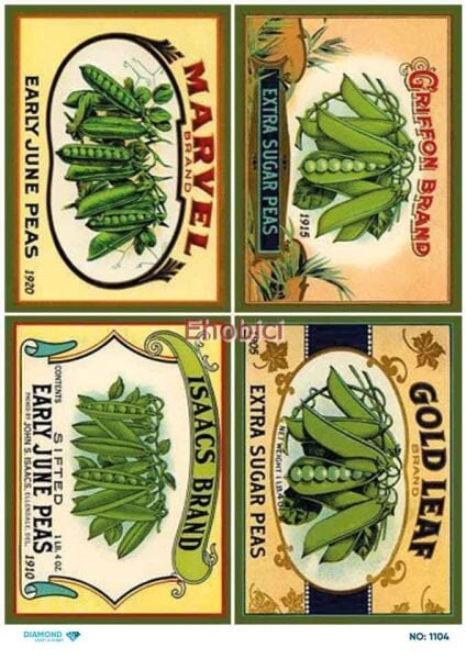 Diamond Pirinç Dekopaj Kağıdı - 1104