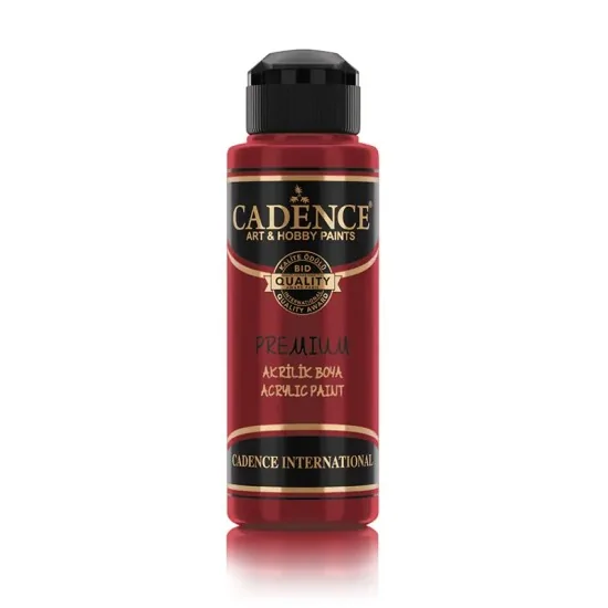 Cadence Akrilik Boya 4350 Crimson Kırmızı Ahşap Boyası 120ML