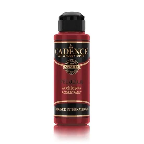 Cadence Akrilik Boya 4350 Crimson Kırmızı Ahşap Boyası 120ML