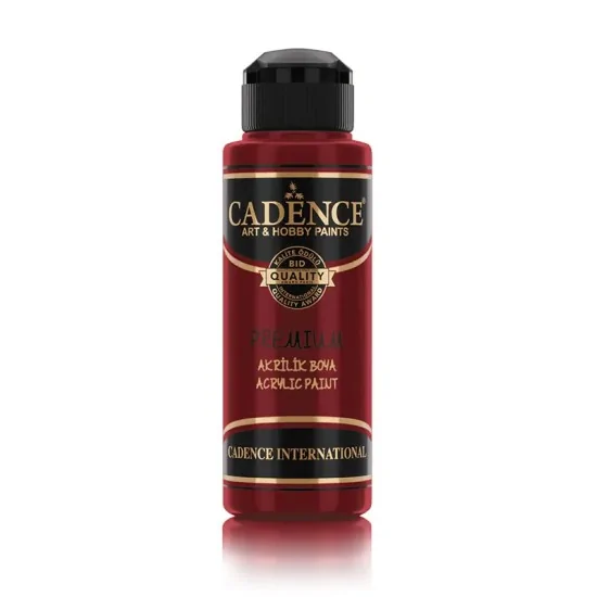 Cadence Akrilik Boya 0011 Kan Kırmızı Ahşap Boyası 120ML