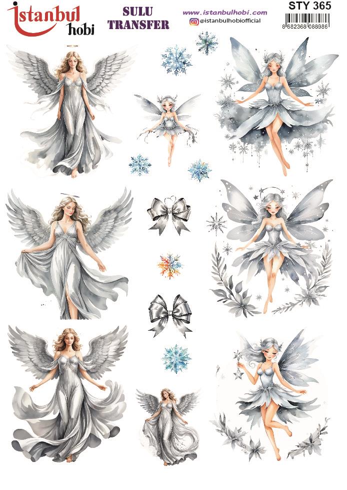 Yılbaşı Sulu Transfer 25x35cm STY365