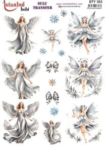 Yılbaşı Sulu Transfer 25x35cm STY365