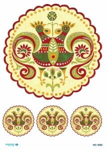 Diamond Pirinç Dekopaj Kağıdı - 2082