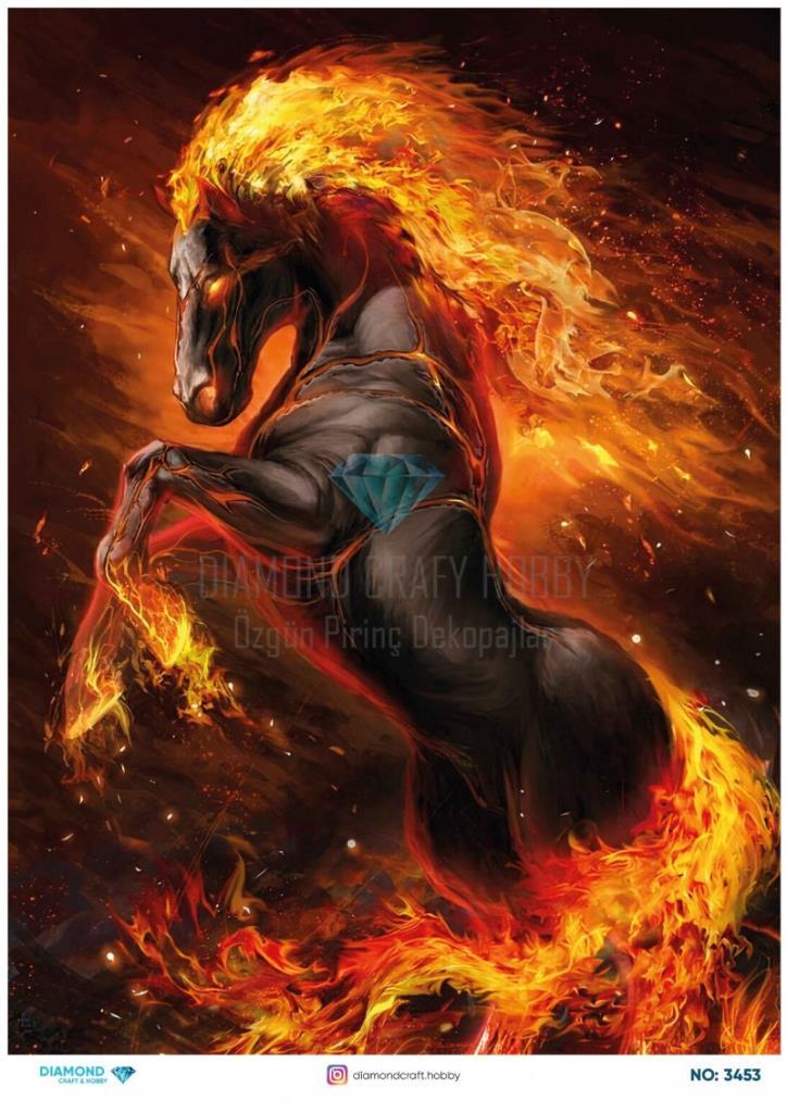 Diamond Pirinç Dekopaj Kağıdı - 3453