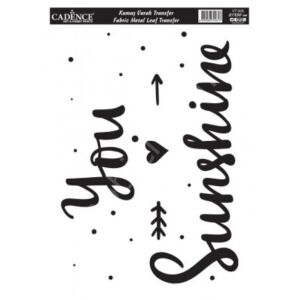 VT-25  Cadence Kumaş Varak Transfer 21x30cm