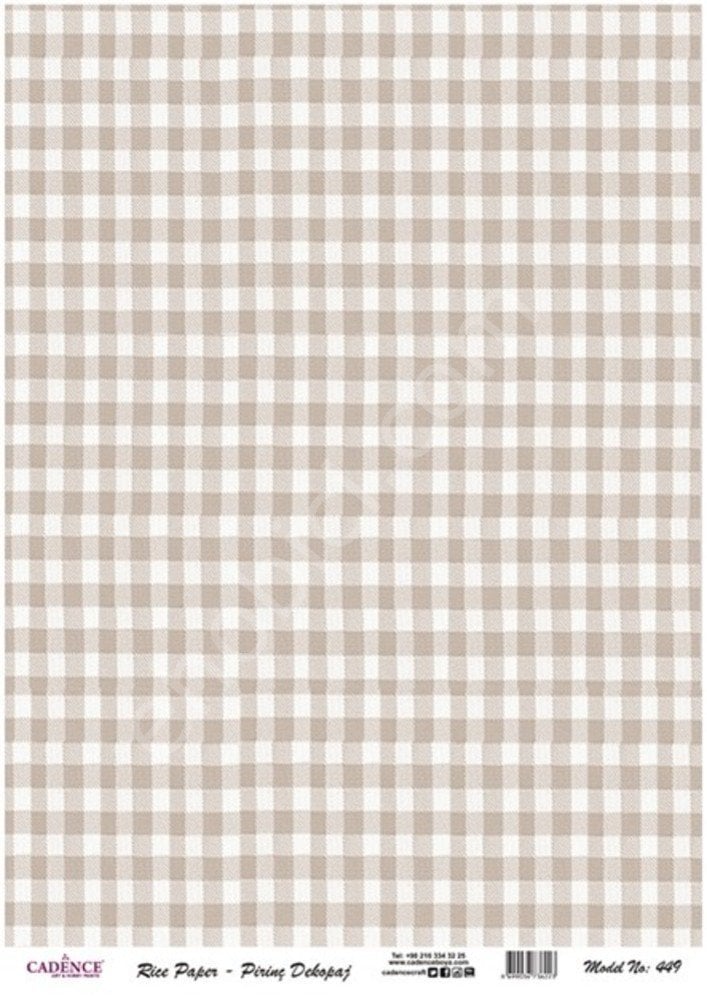 Model 449 - Pirinç Dekopaj Cadencecraft