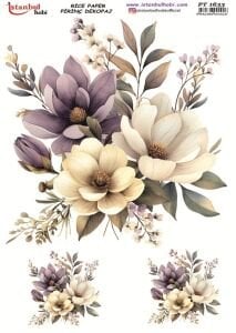 Pirinç Dekopaj Kağıdı 30x42cm PT-1633