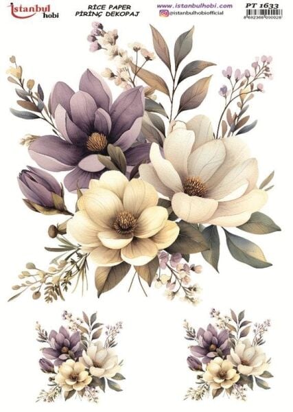 Pirinç Dekopaj Kağıdı 30x42cm PT-1633