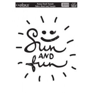 VT-26  Cadence Kumaş Varak Transfer 21x30cm