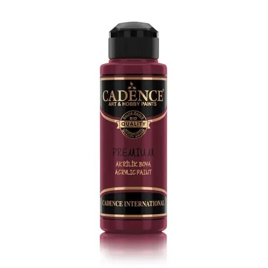 Cadence Akrilik Boya 2000 Bordo Ahşap Boyası 120ML