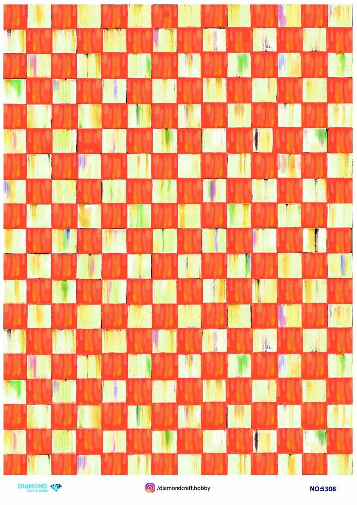 Diamond Pirinç Dekopaj Kağıdı - 5308