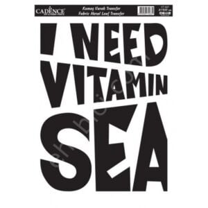 VT-27  Cadence Kumaş Varak Transfer 21x30cm