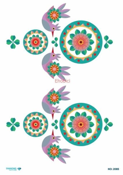 Diamond Pirinç Dekopaj Kağıdı - 2085