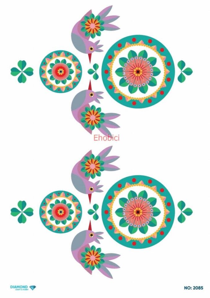 Diamond Pirinç Dekopaj Kağıdı - 2085