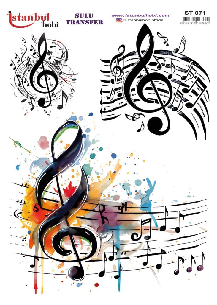 Sulu Transfer Kağıdı 25x35cm ST-071