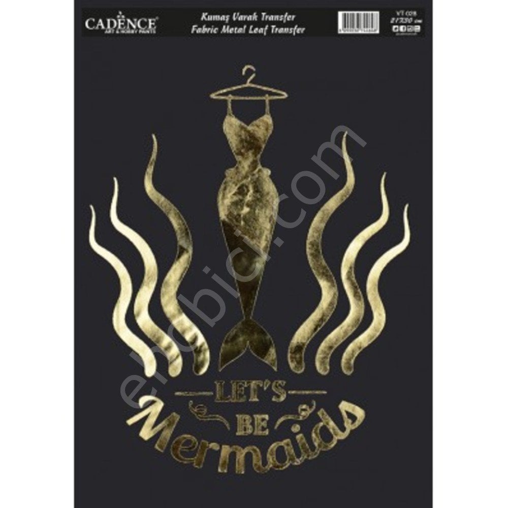 VT-28  Cadence Kumaş Varak Transfer 21x30cm