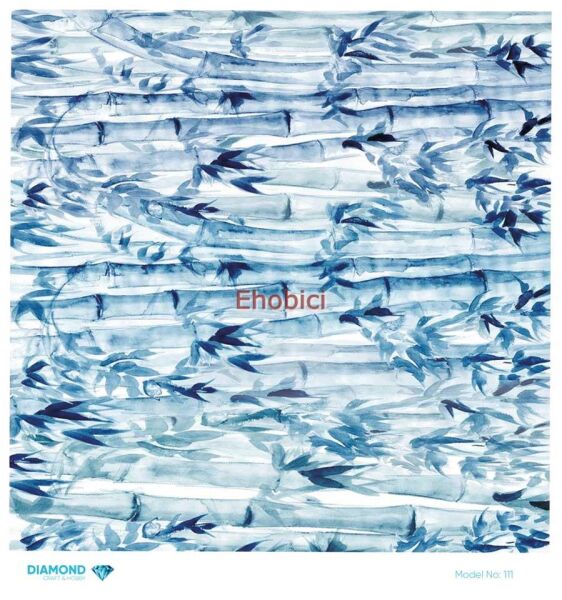 Diamond Pirinç Dekopaj Kağıdı - 111 - 30x30