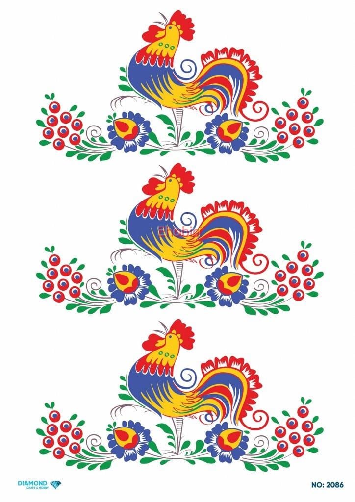 Diamond Pirinç Dekopaj Kağıdı - 2086