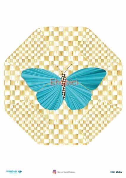 Diamond Pirinç Dekopaj Kağıdı - 2544