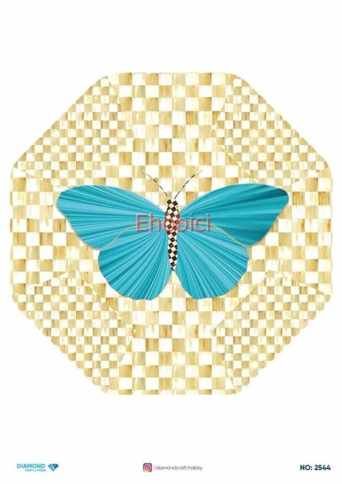 Diamond Pirinç Dekopaj Kağıdı - 2544