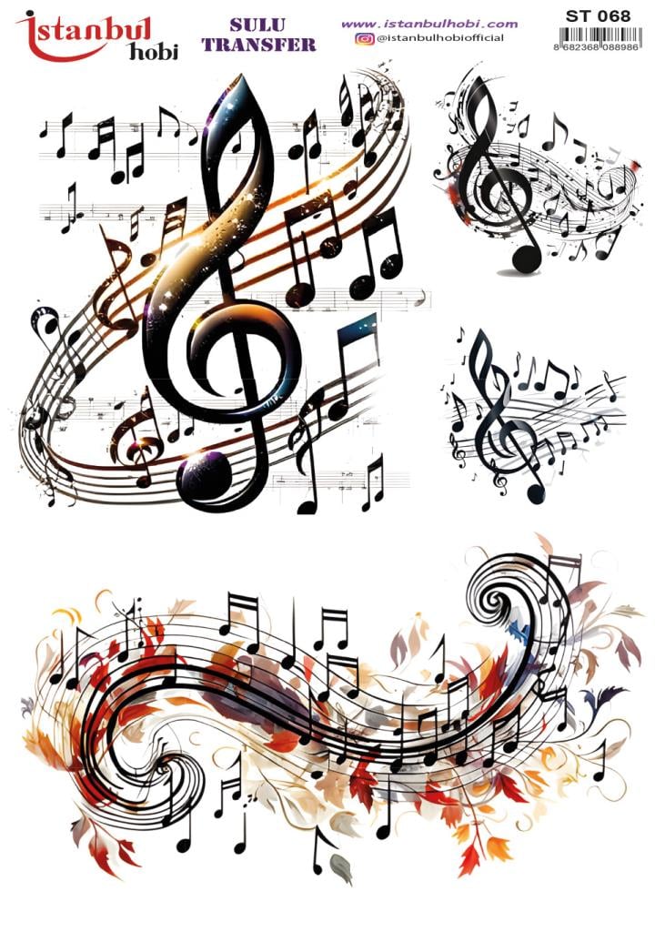 Sulu Transfer Kağıdı 25x35cm ST-068