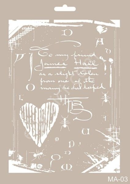 Cadence MA03 Mix Media Stencil