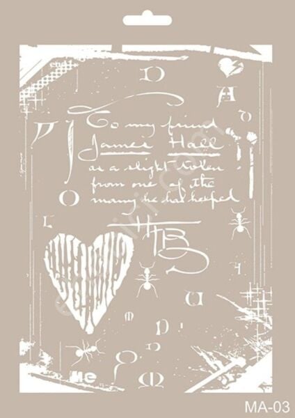 Cadence MA03 Mix Media Stencil