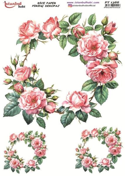 Pirinç Dekopaj Kağıdı 30x42cm PT-1366