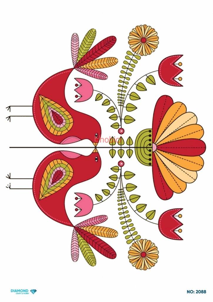 Diamond Pirinç Dekopaj Kağıdı - 2088