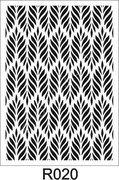 Duvar Dekor Stencil Şablon (40x40) R-020