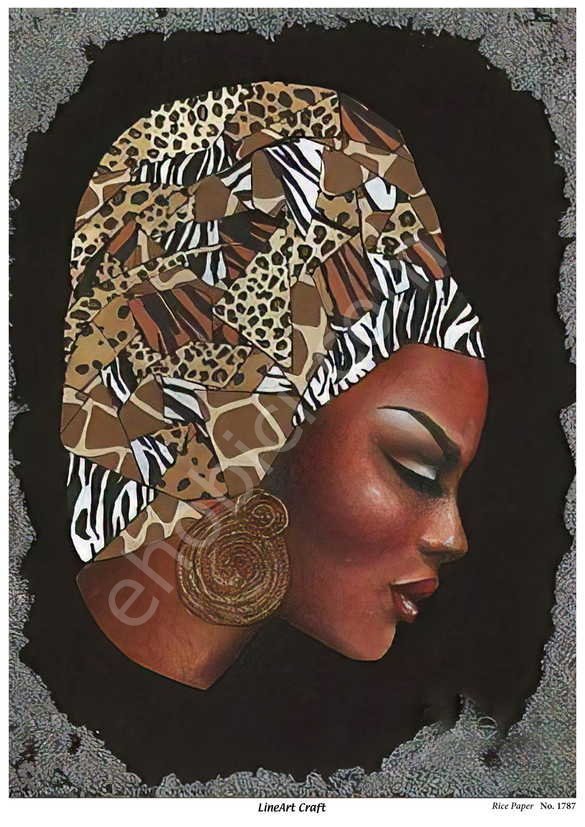 Lineart Pirinç Dekopaj Kağıdı Model - 1787