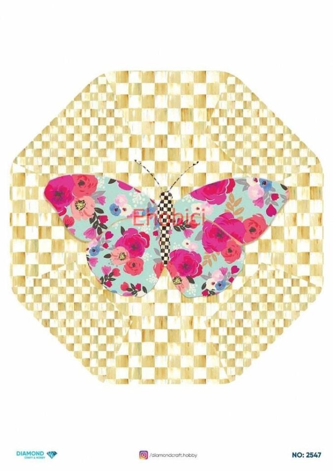 Diamond Pirinç Dekopaj Kağıdı - 2547