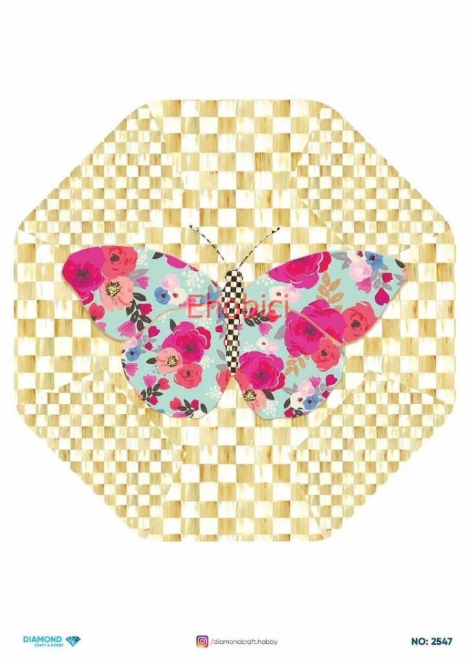 Diamond Pirinç Dekopaj Kağıdı - 2547