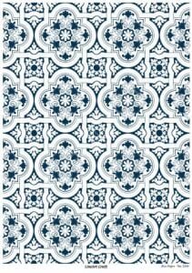 Lineart Pirinç Dekopaj Kağıdı Model - 2345