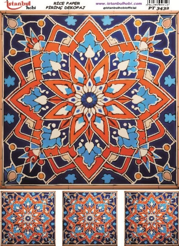 Pirinç Dekopaj Kağıdı 30x42cm PT-3432