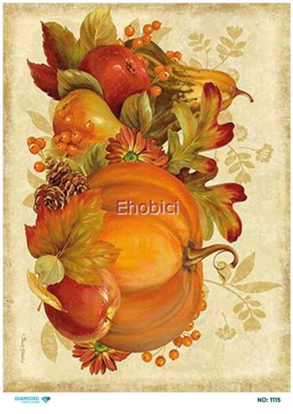 Diamond Pirinç Dekopaj Kağıdı - 1115