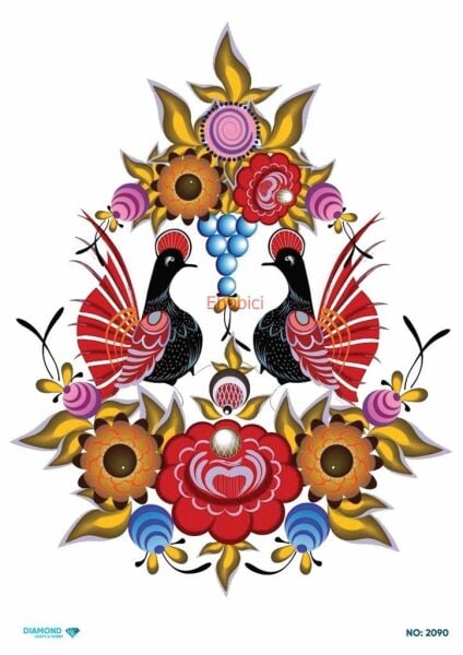 Diamond Pirinç Dekopaj Kağıdı - 2090