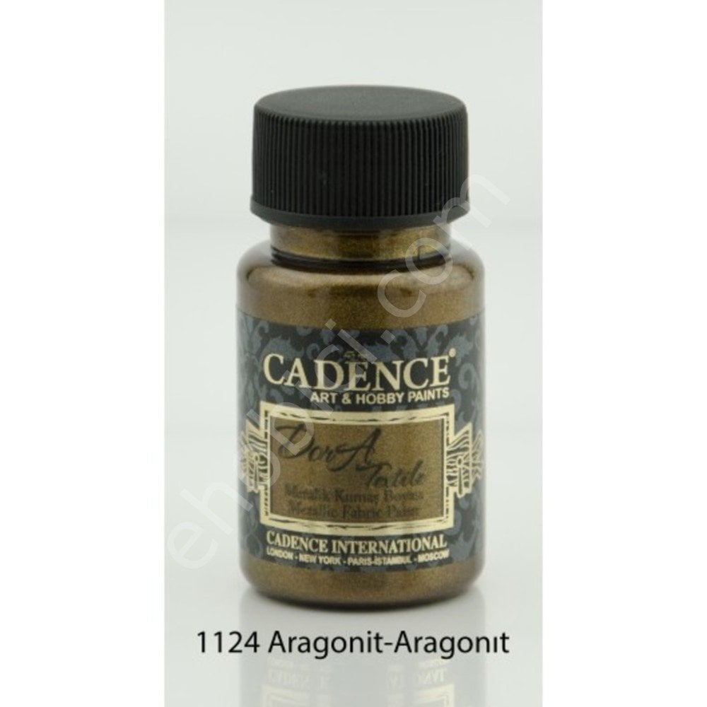 Cadence Dora Metalik Kumaş Boyası 1124 Aragonit 50ml