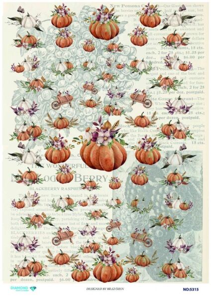 Diamond Pirinç Dekopaj Kağıdı - 5315