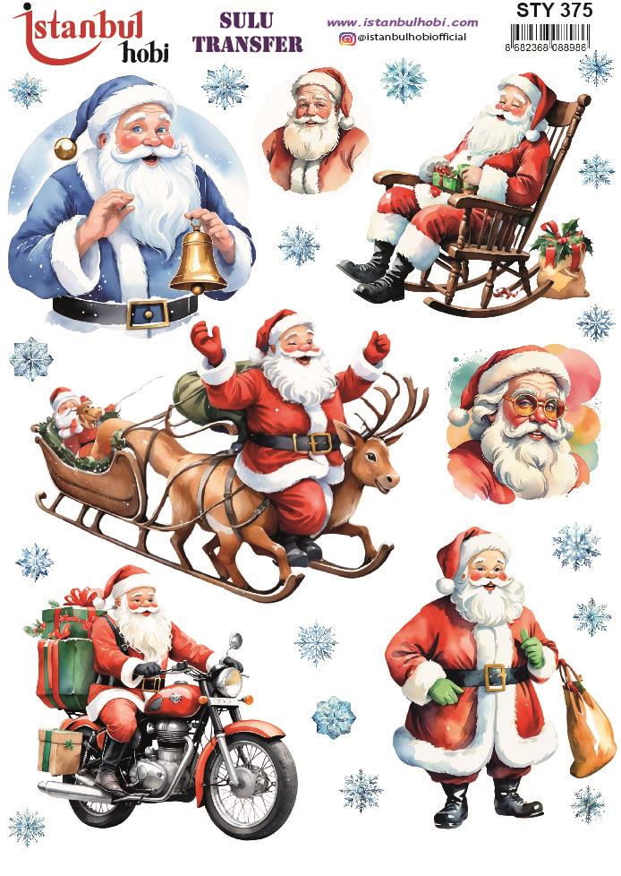 Yılbaşı Sulu Transfer 25x35cm STY375