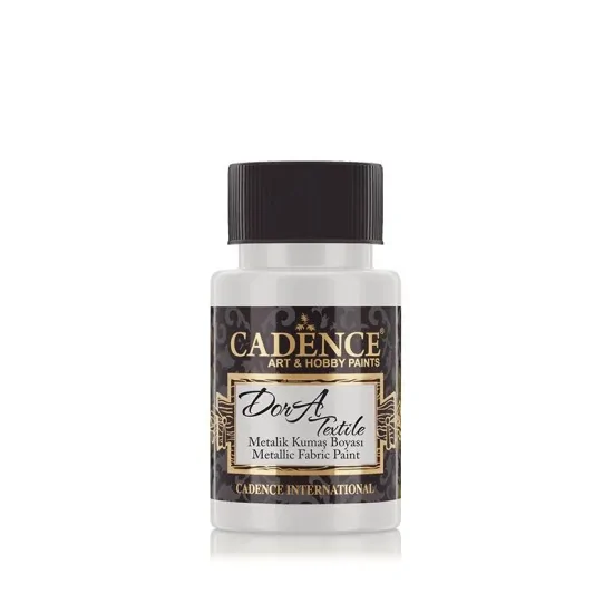 Cadence Dora Metalik Kumaş Boyası 1132 Gümüş 50ml
