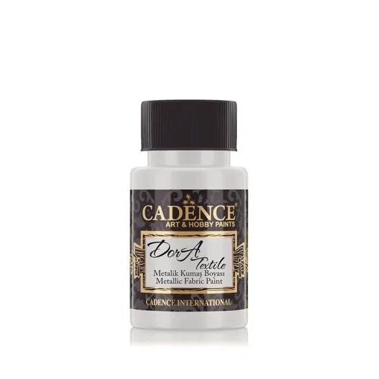 Cadence Dora Metalik Kumaş Boyası 1132 Gümüş 50ml